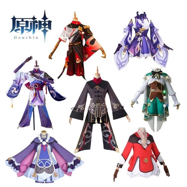 Kostum Cosplay Genshin Impact