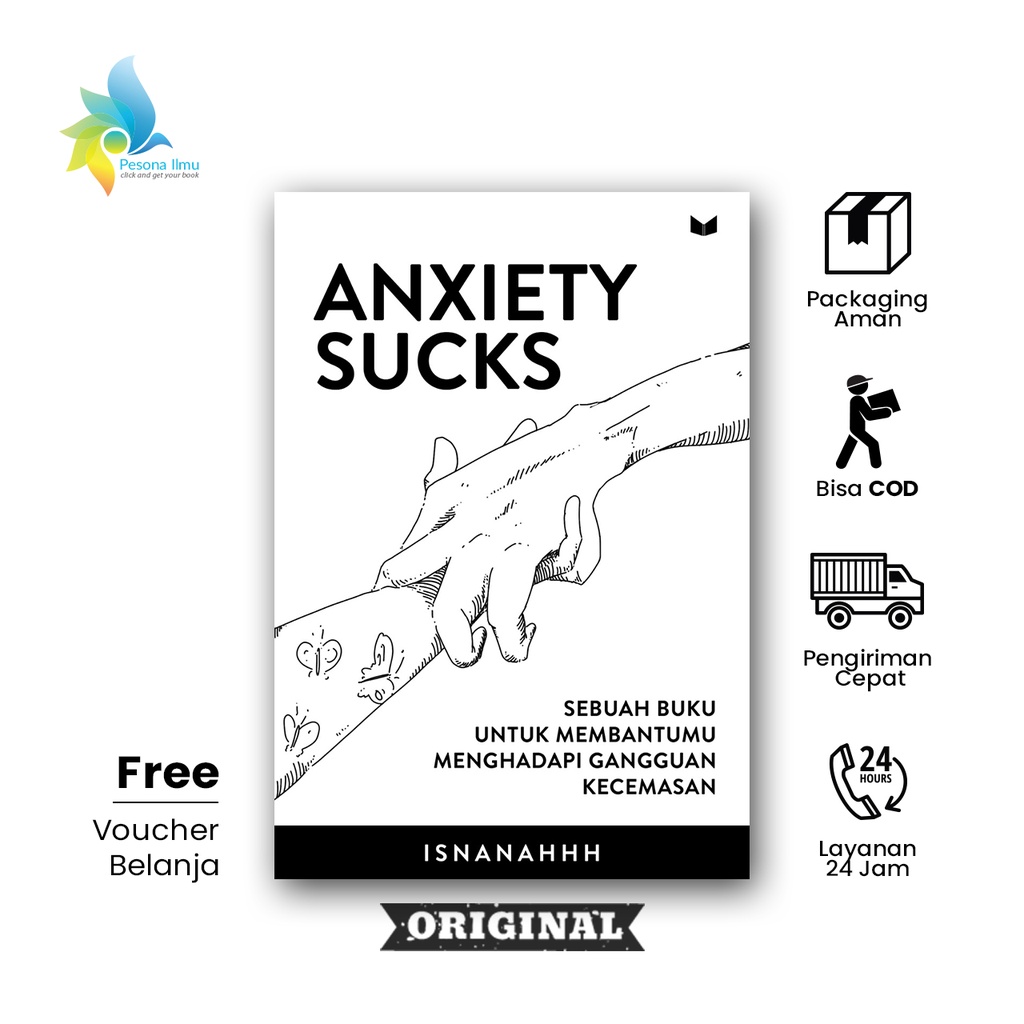 Jual Buku Self Healing Anxiety Sucks Sebuah Buku Untuk Membantumu
