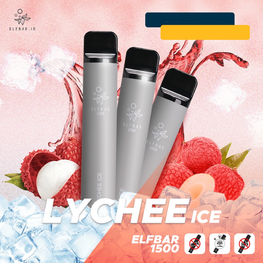 Jual Elf Bar 1500 Lychee Ice Disposable Pod by Elfbar Shopee Indonesia