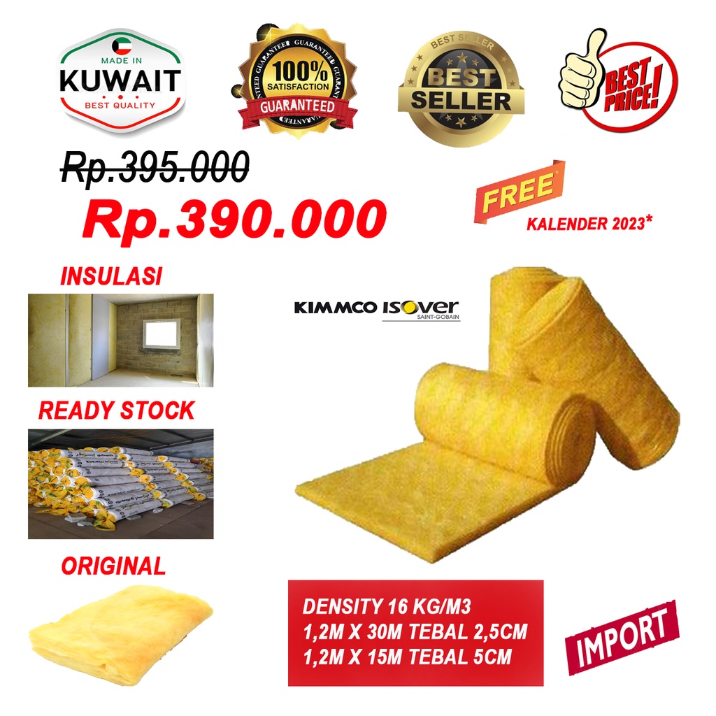 Jual Glasswool Peredam Suara - Glasswool Peredam Panas - Glasswool Atap