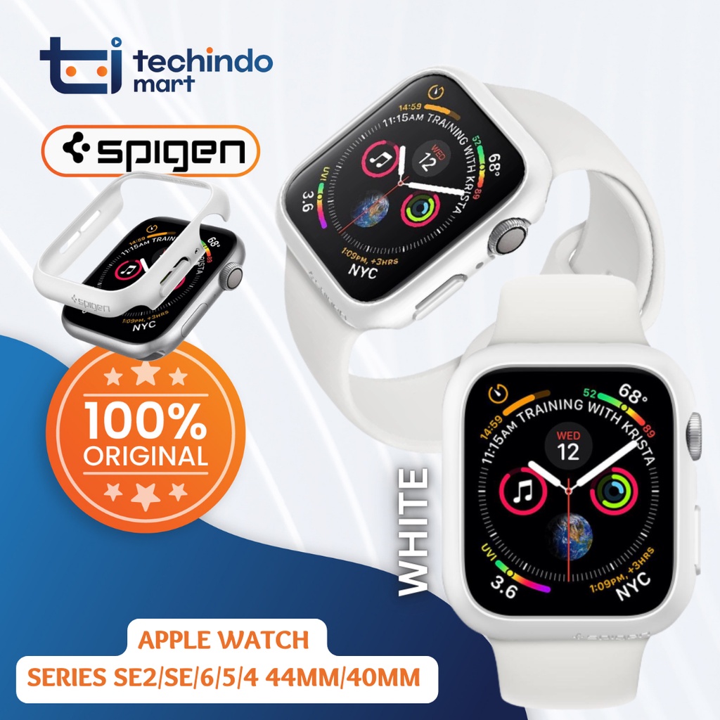 Case Apple Watch SE 44mm 40mm Spigen Thin Fit Slim Hardcase