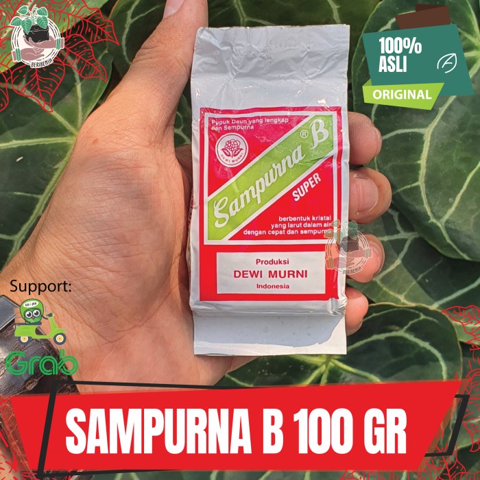 Jual Pupuk Sampurna B Pupuk Tanaman Bunga Dan Buah Nutrisi Kebun Taman ...