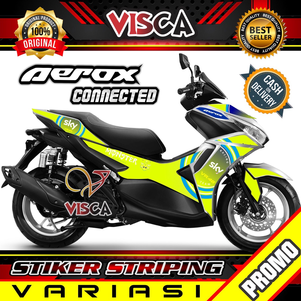 Jual Stiker Aerox Keren Stiker Motor Aerox Striping Aerox Striping