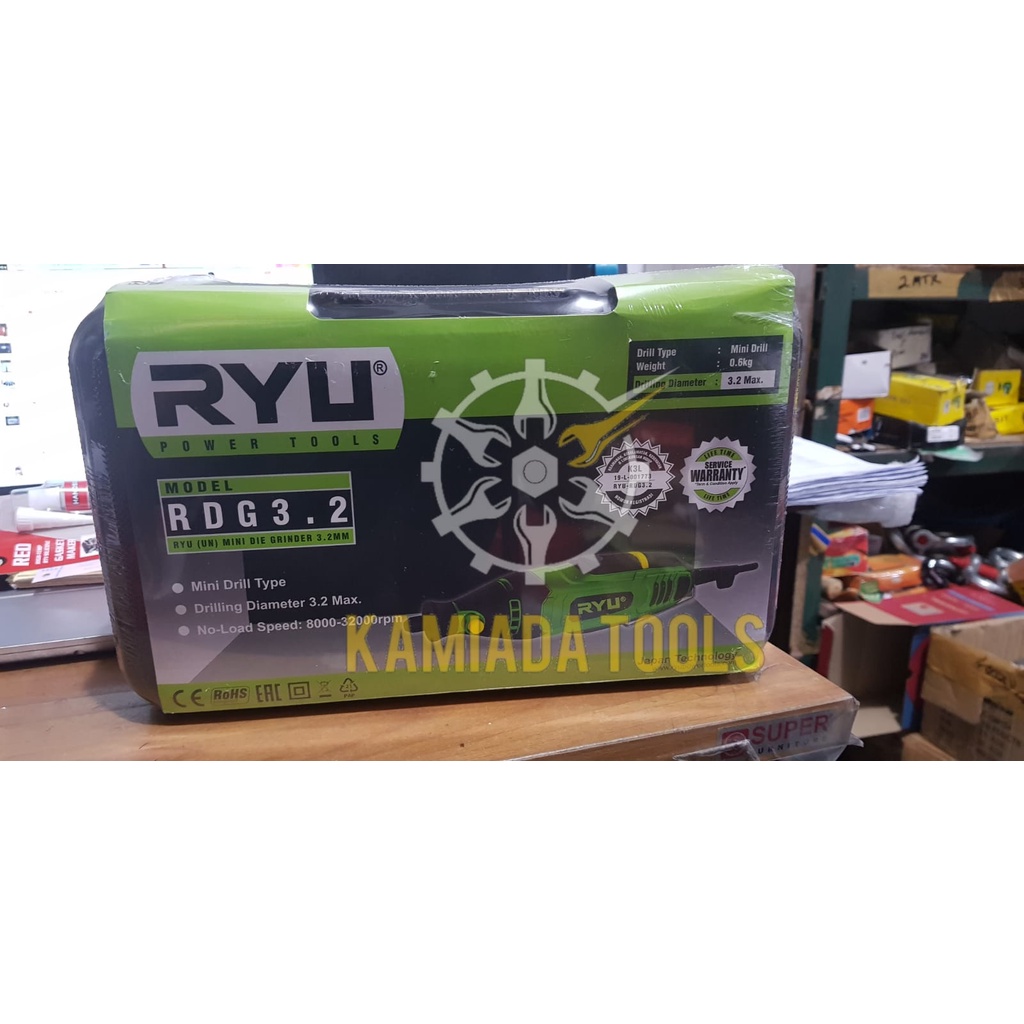 Jual RYU Gerinda mini die Grinder 3.2mm/ RYU RDG 3.2/ Mesin ...
