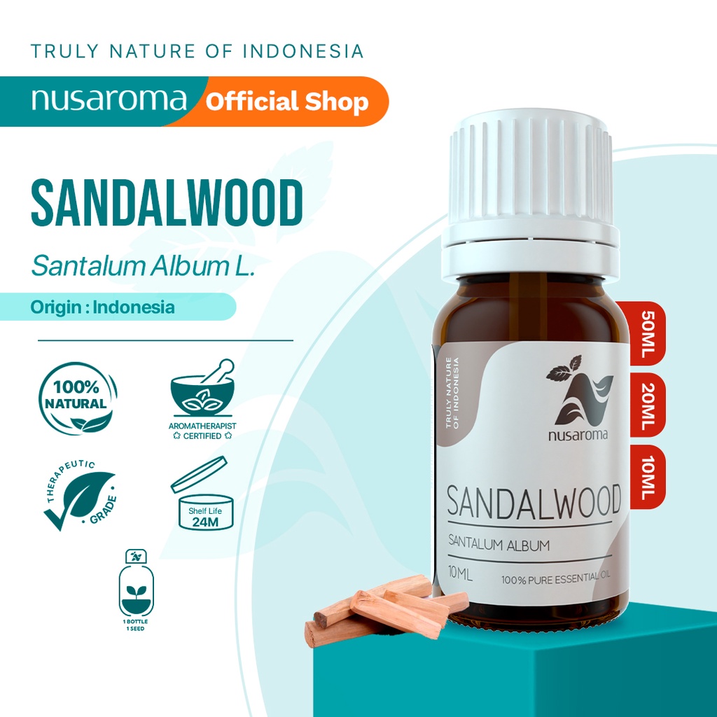 White Sandalwood Essential Oil. (Santalum Macgregorii). 100% Pure and  natural.