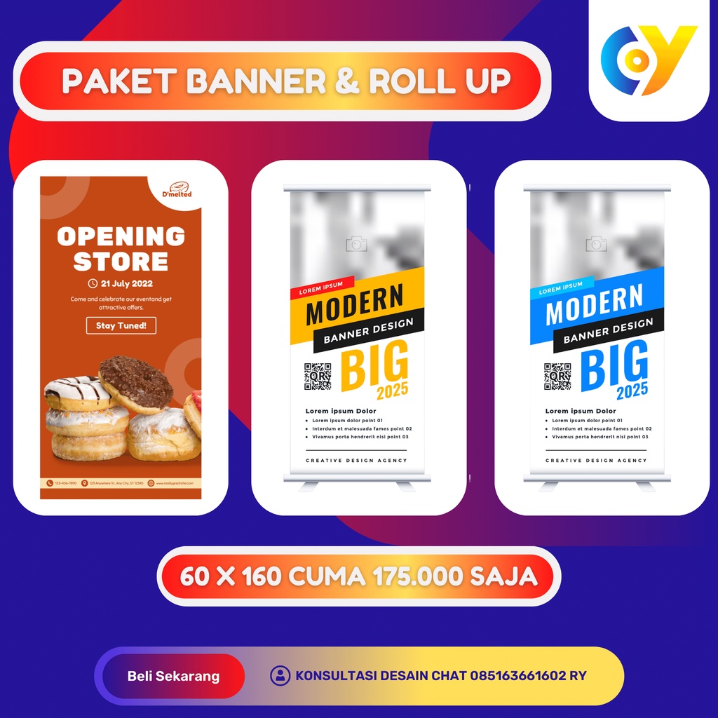 Jual CETAK BANNER & ROOL UP BANNER | Shopee Indonesia