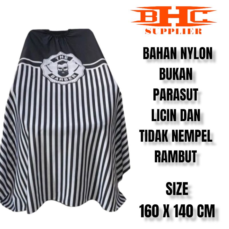 Jual Kain kip kain pangkas rambut barbershop kain salon kain garis