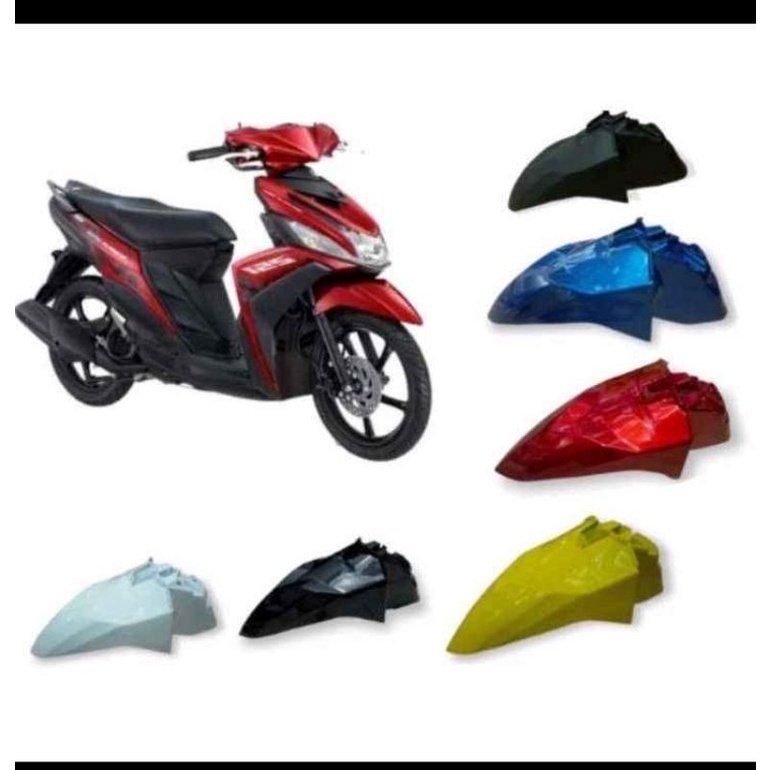 Jual termurah slebor spakbor depan motor Yamaha Mio M3 warna merah