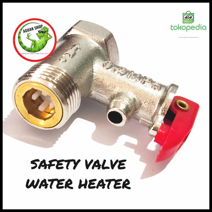 Jual Safety Valve / Klep Pengaman Water Heater Ariston Modena Dan Lain