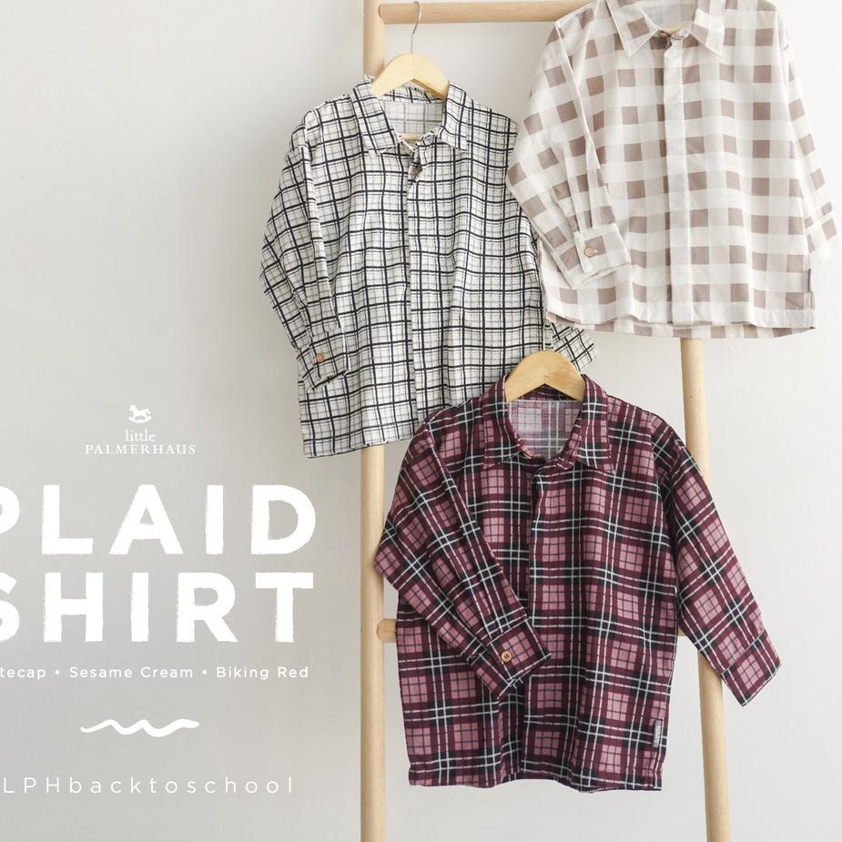 Jual Rekomendasi Little Palmerhaus - Plaid Shirt Top Boy (Kemeja Kotak ...