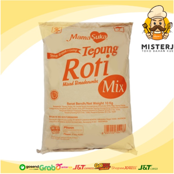 Jual Mamasuka Tepung Roti Mix | kemasan pabrik 10kg | Mamasuka Asli 100 ...