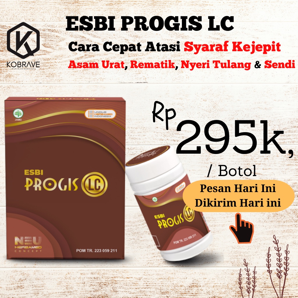 Jual Herbamed Esbi Progis Lc Reaksi Cepat Obat Saraf Kejepit Rematik