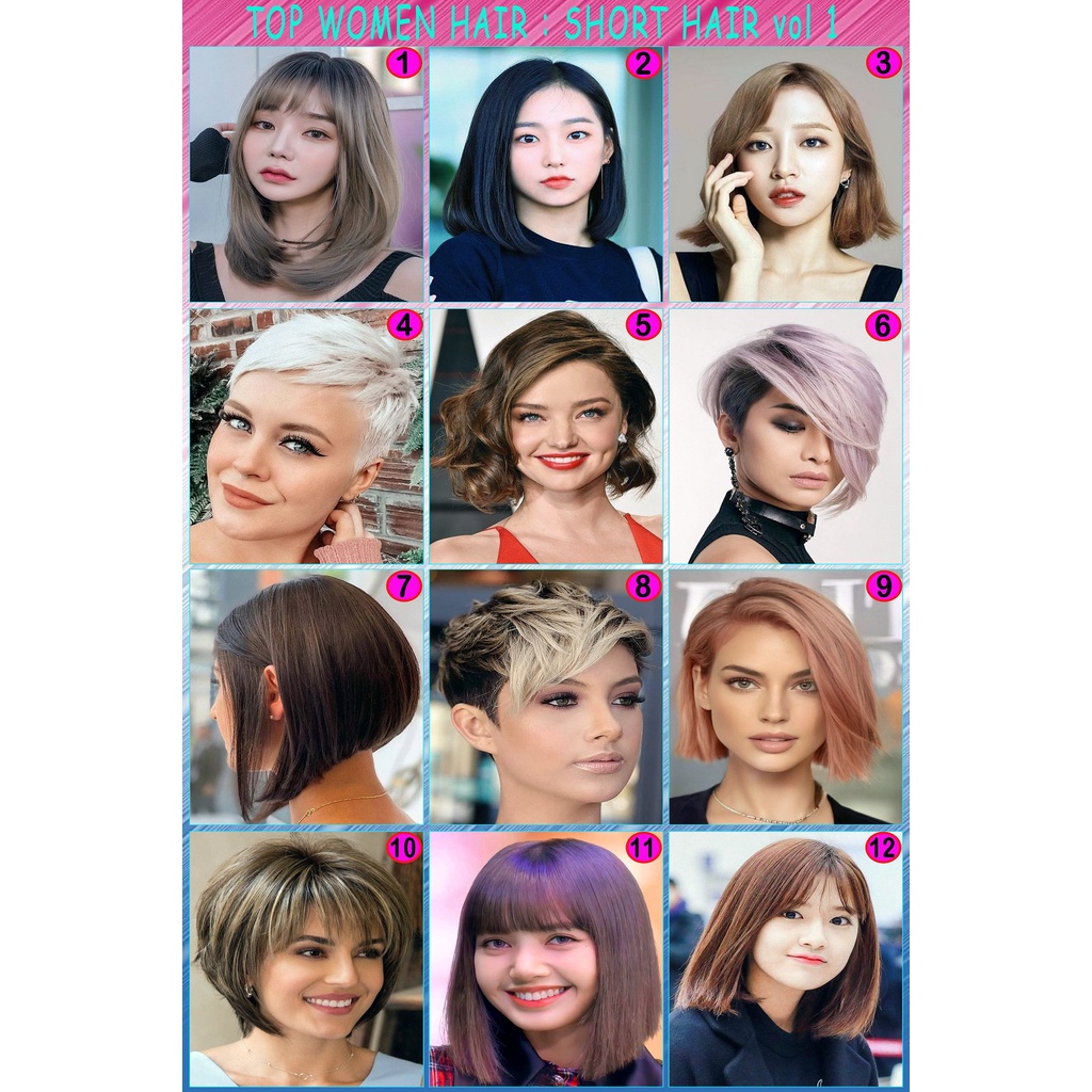 Jual Poster Rambut Pendek Wanita / Poster Salon Rambut | Shopee Indonesia