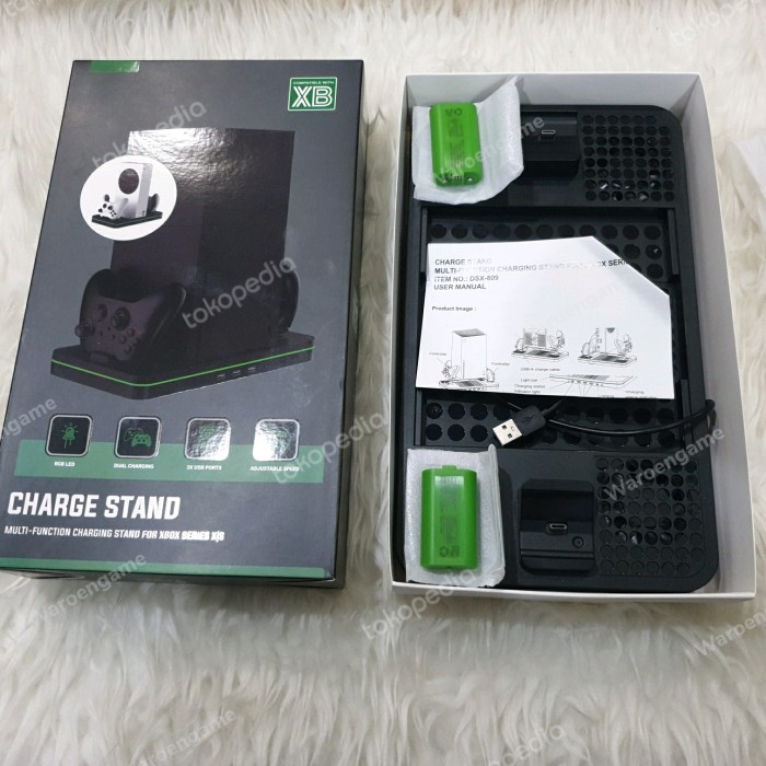 Jual Baterai Xbox Series S X Multifunctional Cooling Fan Charge Stand Battery Pack Shopee