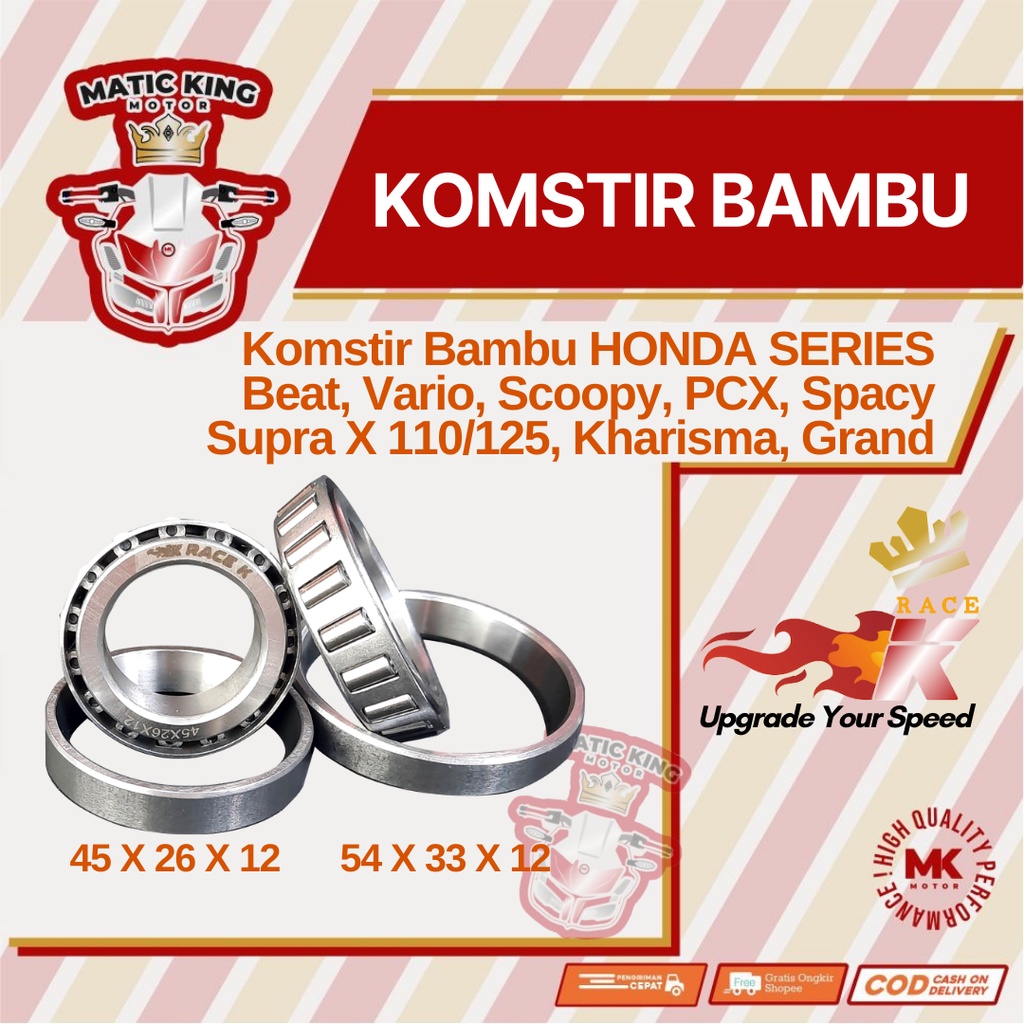 Jual Komstir Comstir Racing Bambu Honda Vario Beat Scoopy Genio Deluxe