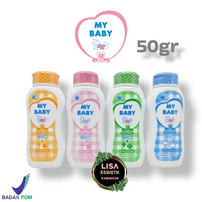 Jual My baby bedak 50 gr | Shopee Indonesia