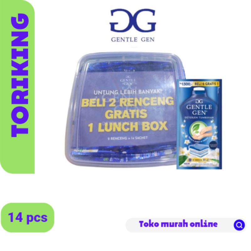 Jual GENTLE GEN RENTENG - GRATIS BOX MAKAN (1BOX ISI 14 pcs) | Shopee ...
