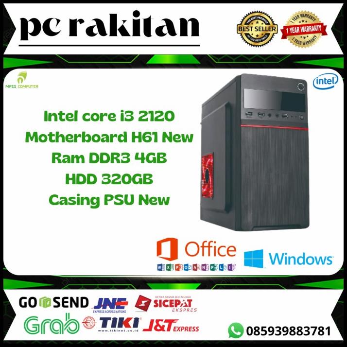 Jual Pc Rakitan Intel Core I3 2120 4Gb Hdd 320Gb | Shopee Indonesia