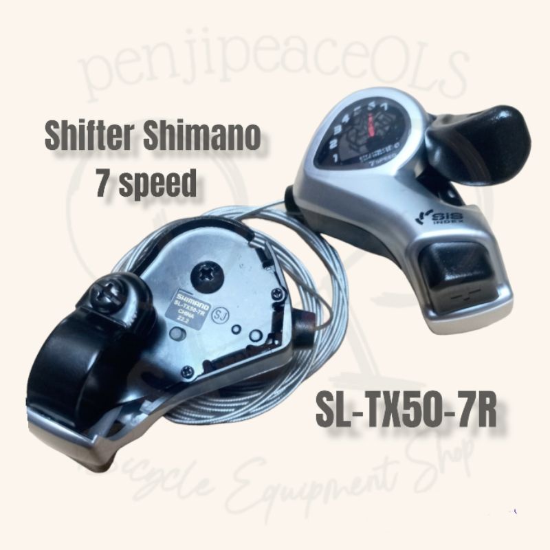 Jual Shifter Shimano 7 Speed Sl Tx50 7r Shifter Tombol 7 Speed Shifter Sepeda Operan Gigi 8361