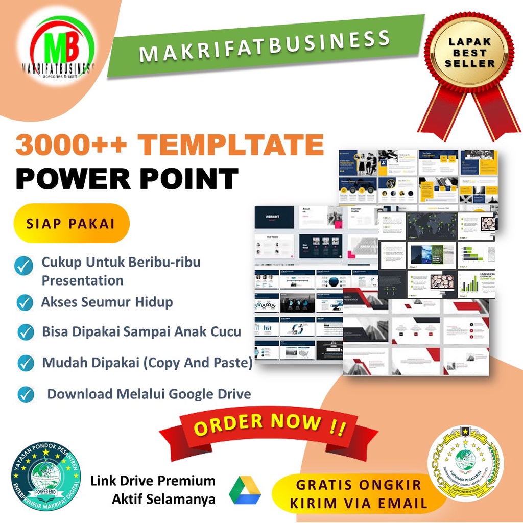 Jual Template Power Point Presentasi Guru Ppt Bonus Akses Drive Premium Lifetime Shopee