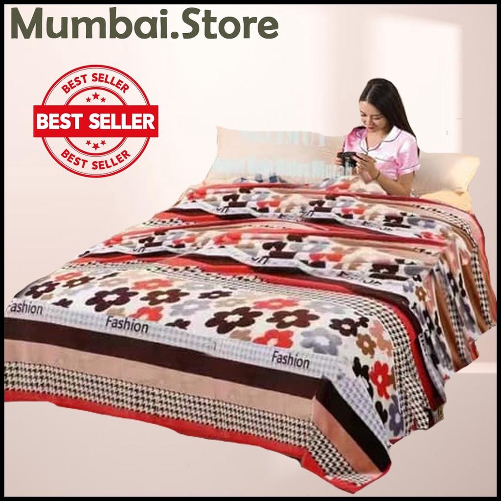 Jual Informa Selimut Lembut Bed Cover Dootto Polkadot 140X200 Cm Aneka