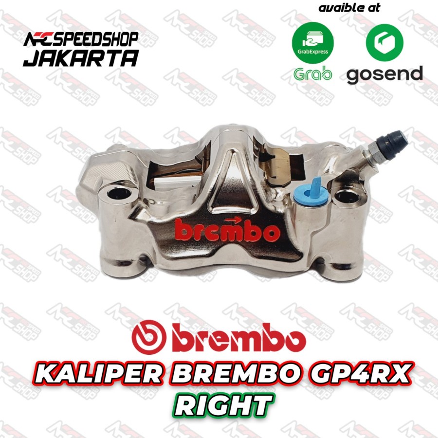 Jual Kaliper Brembo GP4RX CNC Nickel 108MM Kanan ONLY | Shopee Indonesia