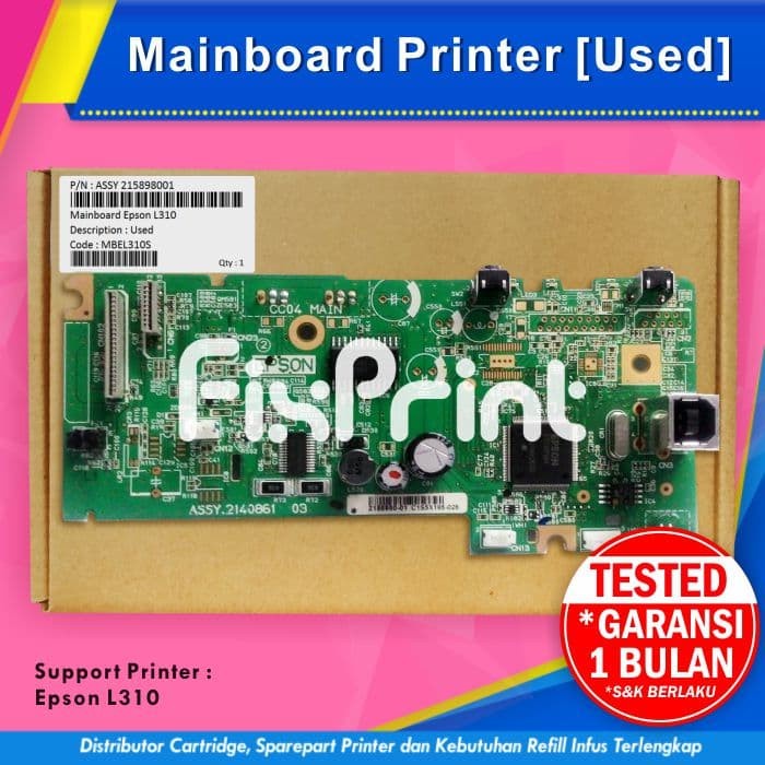 Jual Main Board Printer Epson L310, Mainboard L310, Motherboard L310 ...