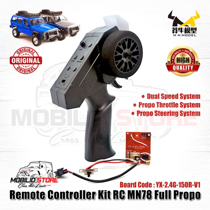 Jual Remote Controller Kit Ori RC MN78 Full Propo 2.4 GHz Dual Speed System Shopee Indonesia