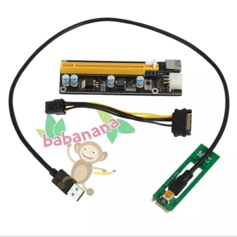 Adattatore PCI-E M.2 NGFF A PCI-E 1x Per WiFi E Bluetooth - Scheda Di Rete Per Desktop Con Antenna Dual-Band 2.4/5G