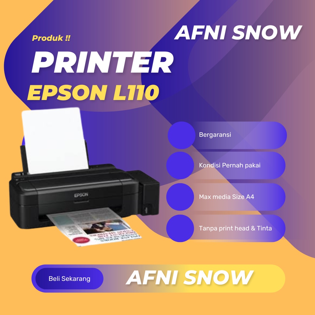 Epson l110 store printer