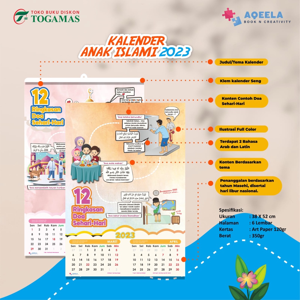 Jual KALENDER 2023 KALENDER ISLAMIC | Shopee Indonesia