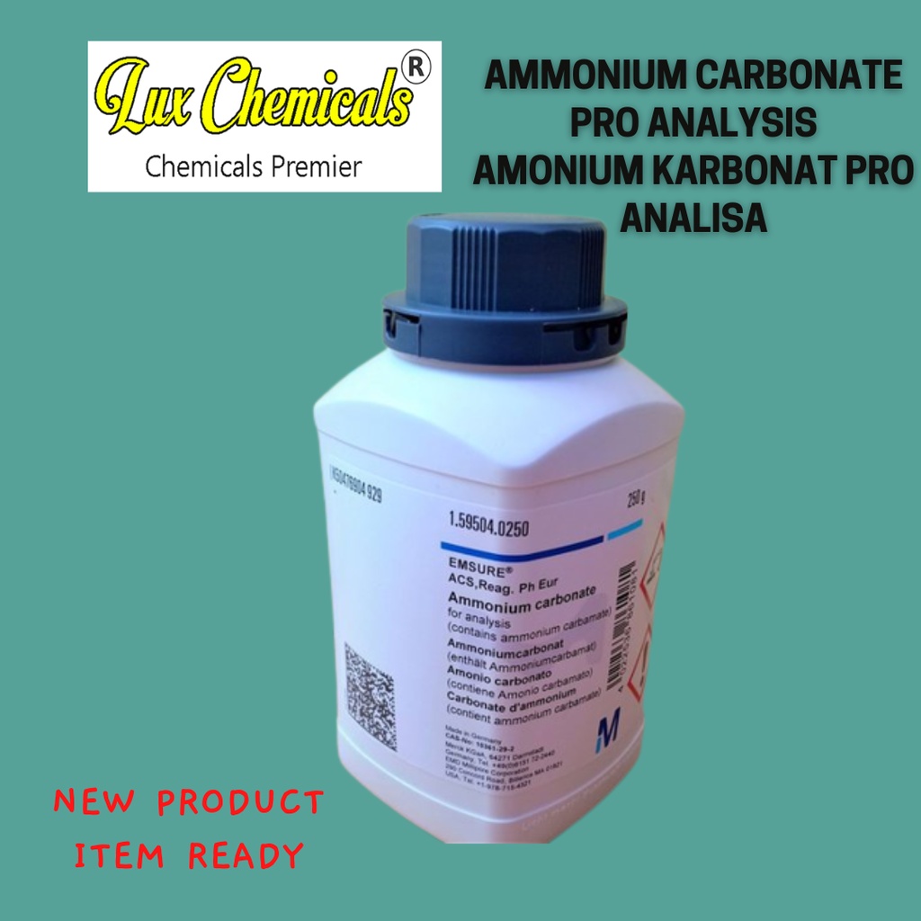 Jual ( MERCK ) Ammonium Carbonate / Amonium Karbonat Pro Analisa 50 dan