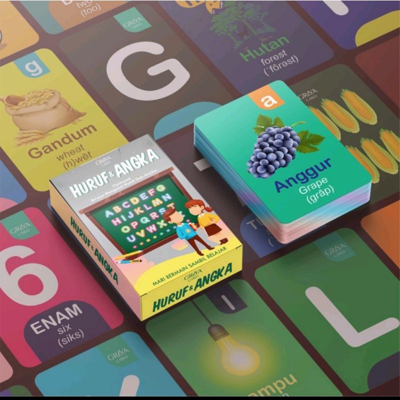 Jual flashcard doa, wudhu dan sholat, asmaul husna, warna dan bentuk ...
