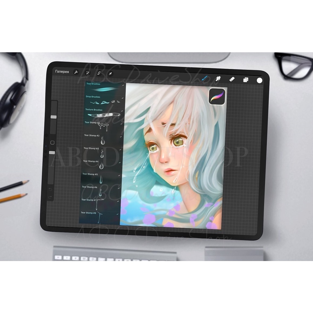 Jual Procreate Brush - Tears Brushes for Procreate | Shopee Indonesia