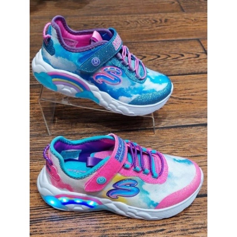 Jual !!! BEST SELLER BNIB !!! SKECHERS RAINBOW RACER 302300L for kids ...
