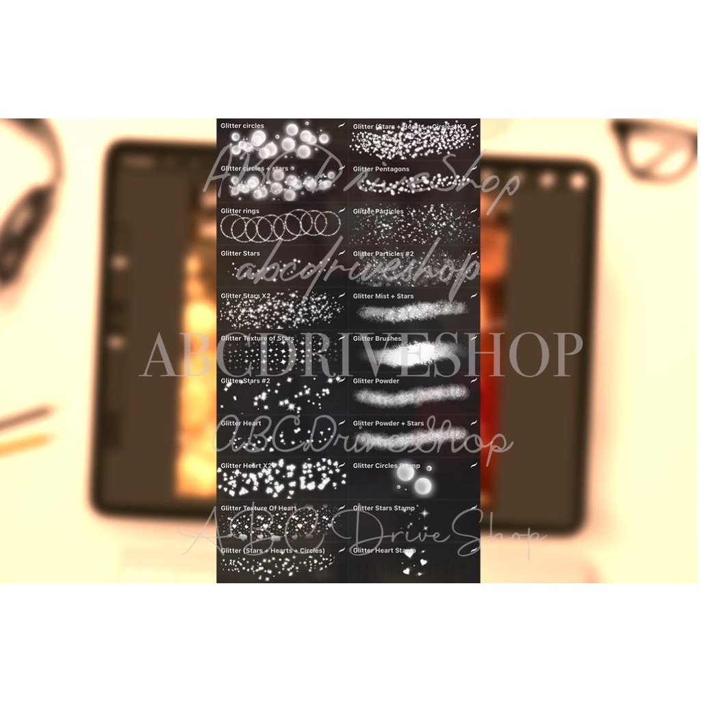 Jual Procreate Brush - Glitter Brushes for Procreate | Shopee Indonesia