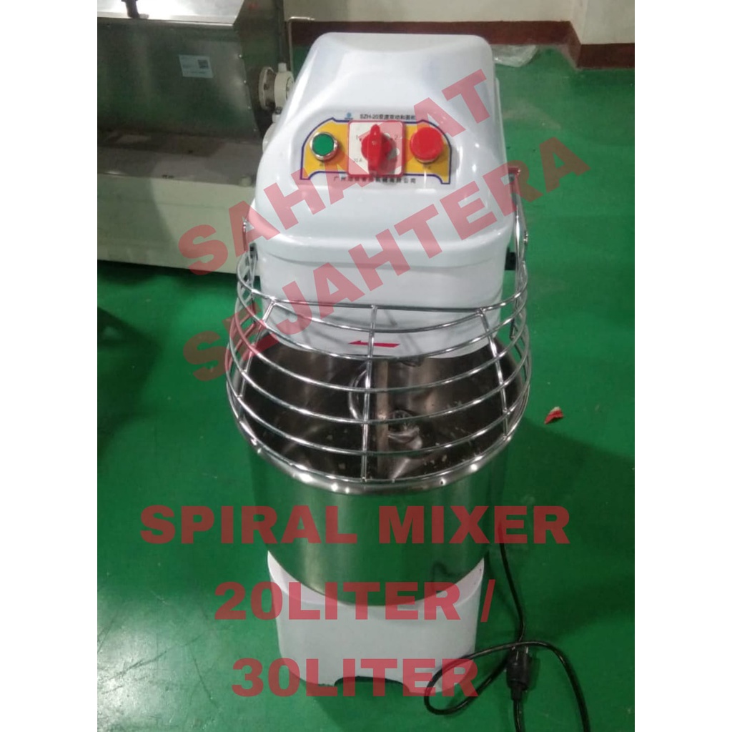 Jual Spiral Mixer Kapasitas 30 Liter SERAFIM TIPE SSSZH30 / SS SZH 30