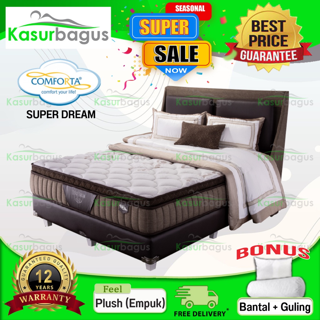 Jual Comforta Kasur Springbed Super Dream - Full Set 100x200 | Shopee ...