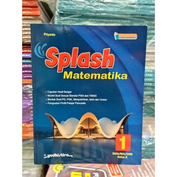 Jual Buku Splash Matematika Kelas X Sma Kurikulum Merdeka Yudhistira Shopee Indonesia