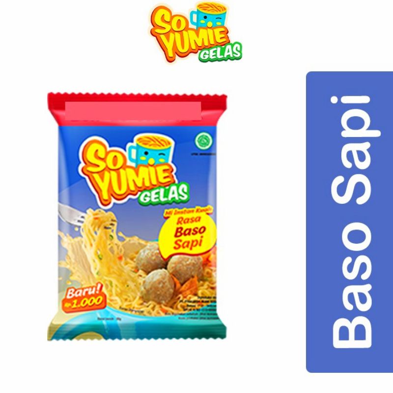 Jual So Yumie Gelas Netto 30gr [ Satuan ] Mie Instan Shopee Indonesia