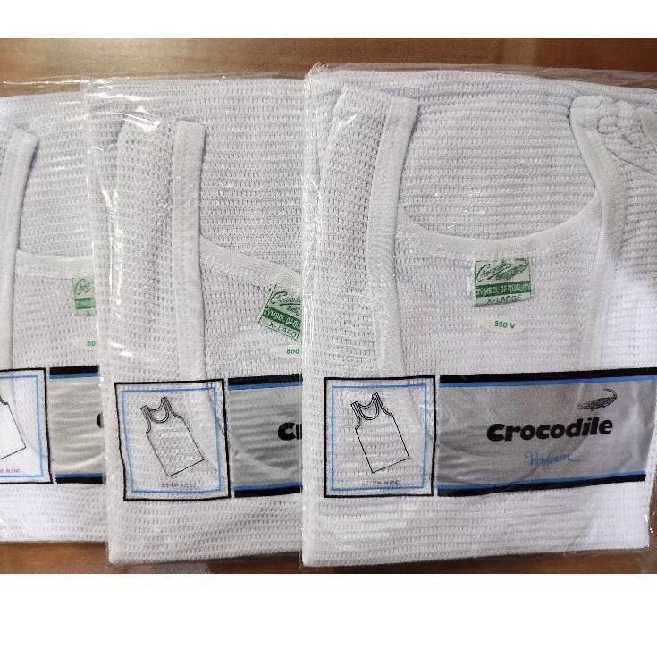 Jual Promo banting--SINGLET CROCODILE JALA PUTIH ORIGINAL, KUTANG JALA ...