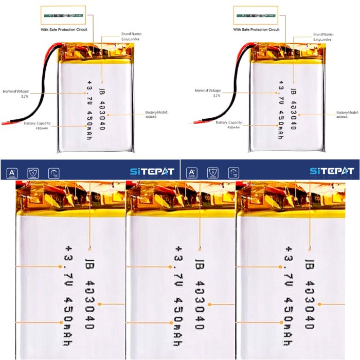 Jual Baterai Gps Tracker Universal GT06N GT06 TR06 (450mAh