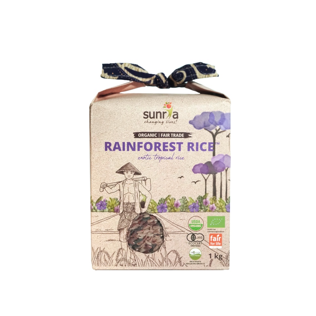Jual Sunria Rainforest Rice 1kg - Beras Organik Beras Merah Beras Hitam ...