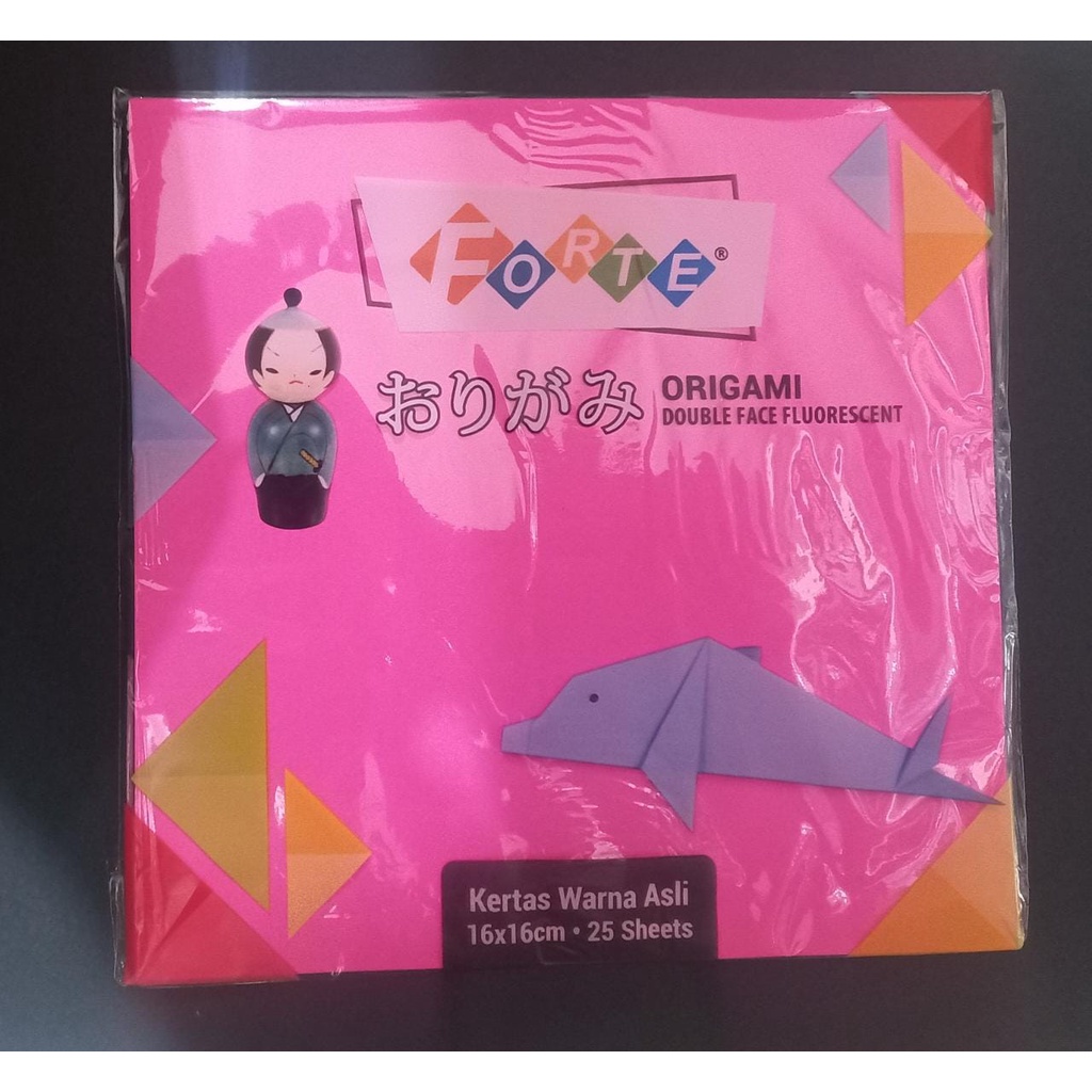 Jual Kertas Origami Forte 16 x 16 cm Double Side / Kertas Origami ...