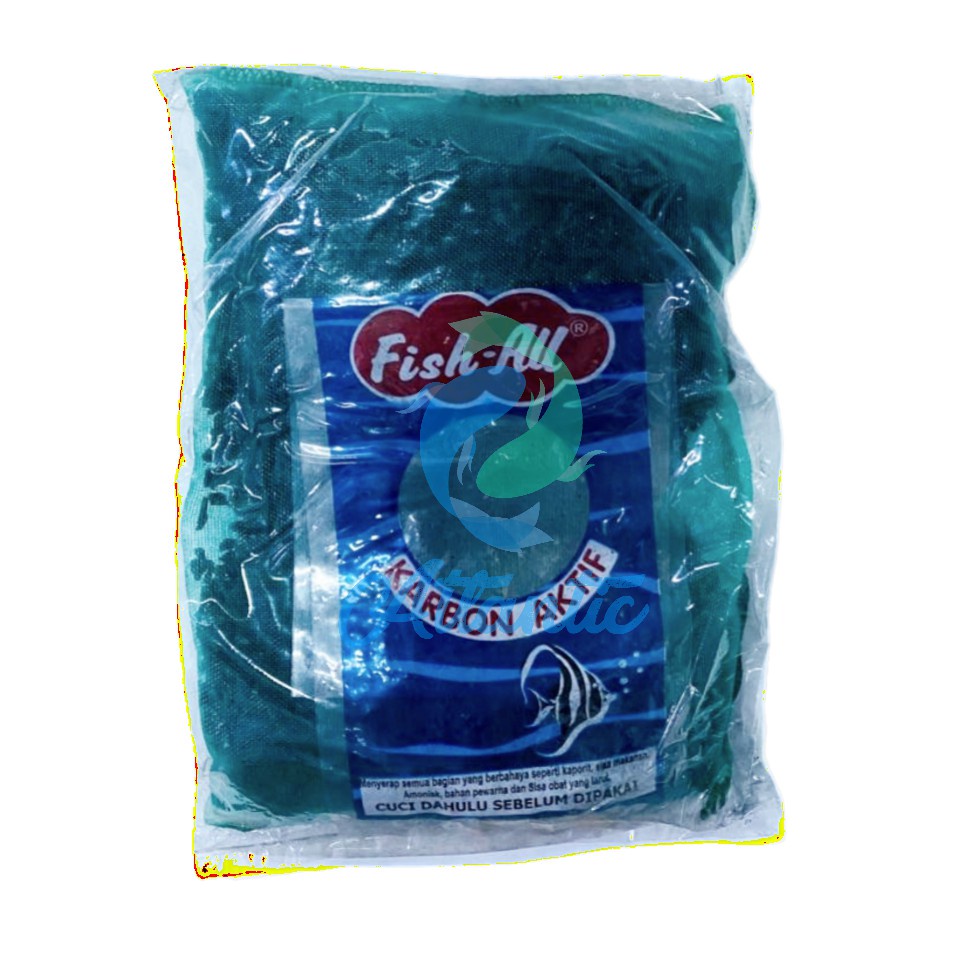 Jual Fish All Karbon Aktif 1kg 1 Kg Karbon Arang Aktif Media Filter Kolam Karbon Kolam Shopee