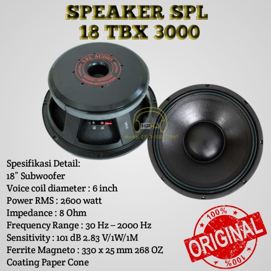 Speaker 18 sales inch spl