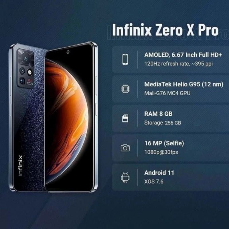 Jual Infinix Zero X Pro Ram Gb Gb Shopee Indonesia