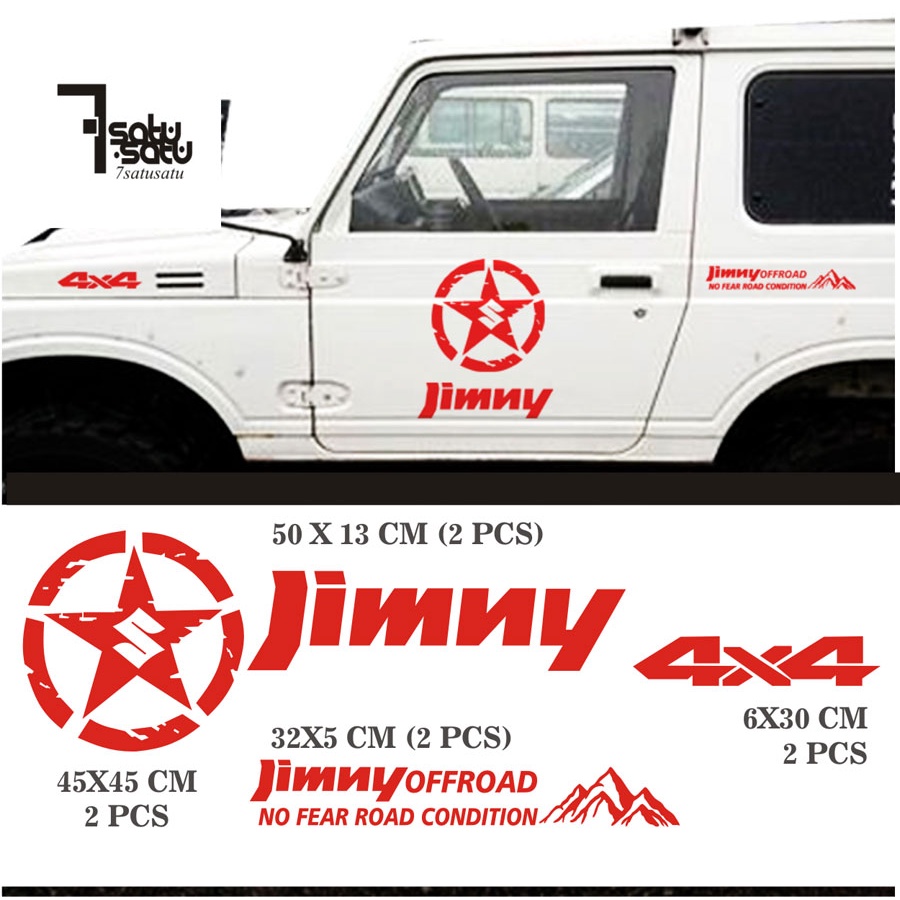 Jual Stiker mobil Offroad Jimny Full Set | Shopee Indonesia