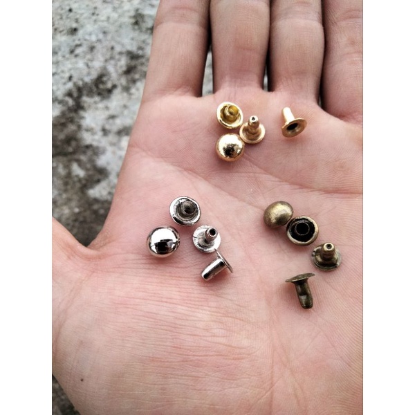 Jual Rivet Paku Keling Centang Jamur ( 8 mm )( 6 mm ) Kenongan Centang ...