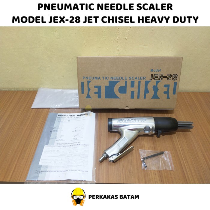 Jual NITTO KOHKI JEX28 TYPE NEEDLE SCALER PNEUMATIC JET CHISEL HEAVY